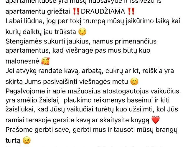 Apartamentai Sunny Апартаменты